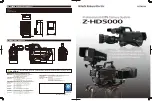 Предварительный просмотр 1 страницы Hitachi Z-HD5000 Brochure & Specs