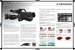 Предварительный просмотр 2 страницы Hitachi Z-HD5000 Brochure & Specs