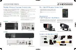 Preview for 4 page of Hitachi Z-HD5000 Brochure & Specs