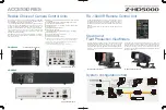 Предварительный просмотр 5 страницы Hitachi Z-HD5000 Brochure & Specs