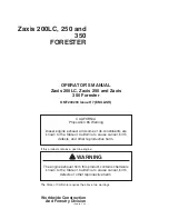 Preview for 3 page of Hitachi Zaxis 200LC Operator'S Manual