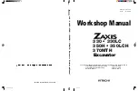 Hitachi Zaxis 300LC Workshop Manual preview
