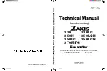 Hitachi Zaxis 330 Technical Manual preview