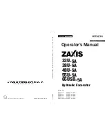 Предварительный просмотр 1 страницы Hitachi Zaxis 33U-5A Operator'S Manual