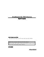 HitachiSoft StarBoard FX-TRIO Series User Manual preview