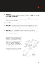 Preview for 13 page of HITCHFIRE FORGE 15 Owner'S Manual