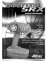 HITEC Aggressor SRX Instruction Manual предпросмотр