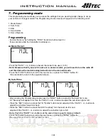 Preview for 13 page of HITEC Aggressor SRX Instruction Manual