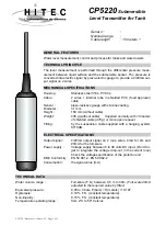 HITEC CP5220 Manual preview