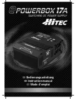 HITEC Epowerbox 17A Instruction Manual preview