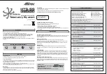 HITEC HTS-SS Advance Instruction Manual предпросмотр