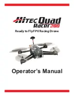 Preview for 1 page of HITEC QUAD RACER 280 Operator'S Manual