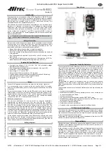 Предварительный просмотр 2 страницы HITEC Super Servo S-BEC Instruction Manual