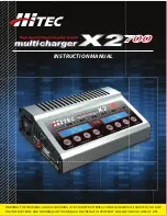 HITEC X2-700 Instruction Manual предпросмотр