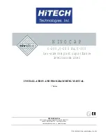 Hitech Nivelco Nivocap C-200 Installation And Programming Manual preview