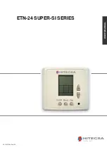 Hitecsa ETN-24 SUPER-SI Series User Manual предпросмотр