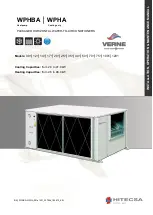 Preview for 1 page of Hitecsa VERNE WPHA 091 Manual