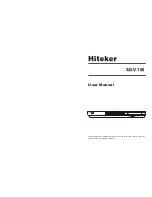 Hiteker SDV-150 User Manual предпросмотр