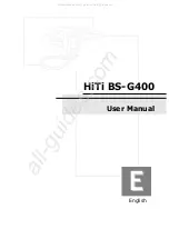 Предварительный просмотр 1 страницы HiTi Digital BS-G400 User Manual