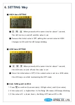 Предварительный просмотр 19 страницы HITROL HCC-95P Series Instruction Manual