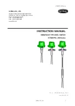 Предварительный просмотр 1 страницы HITROL HPV-20N Series Instruction Manual