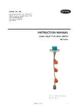 Предварительный просмотр 1 страницы HITROL HQ Series Instruction Manual