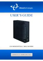 Hitron CGN01A User Manual preview