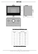 Предварительный просмотр 7 страницы HITZE CUBO 700 Operation And Installation Manual