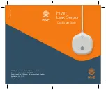 Предварительный просмотр 1 страницы Hive Leak Sensor Quick Start Manual