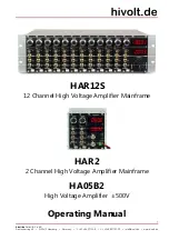 hivolt HA05B2 Operating Manual предпросмотр