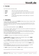 Preview for 5 page of hivolt HA05B2 Operating Manual