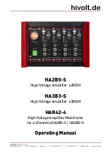 hivolt HA2B5-S Operating Manual preview