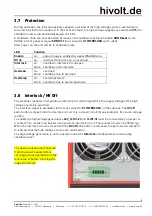 Preview for 8 page of hivolt HA2B5-S Operating Manual