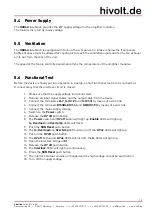 Preview for 13 page of hivolt HA2B5-S Operating Manual