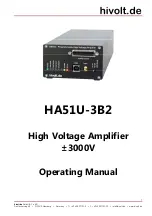 hivolt HA51U-3B2 Operating Manual preview