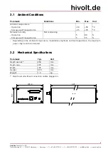 Preview for 8 page of hivolt HA51U-3B2 Operating Manual