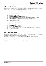 Preview for 11 page of hivolt HA51U-3B2 Operating Manual