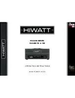 Preview for 1 page of HIWATT HI-GAIN Series 50 Operating Instructions