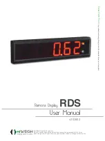 HiWeigh RDS User Manual preview