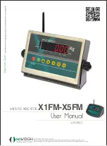 Предварительный просмотр 1 страницы HiWeigh X1FM User Manual