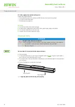 Preview for 22 page of Hiwin 25.12345 Assembly Instructions Manual