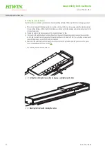 Preview for 32 page of Hiwin 25.12345 Assembly Instructions Manual