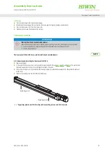 Предварительный просмотр 23 страницы Hiwin HM-S Assembly Instructions Manual