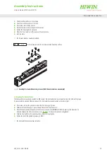 Предварительный просмотр 35 страницы Hiwin HM-S Assembly Instructions Manual