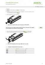 Предварительный просмотр 47 страницы Hiwin HM-S Assembly Instructions Manual