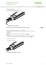 Предварительный просмотр 49 страницы Hiwin HM-S Assembly Instructions Manual