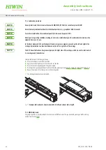 Предварительный просмотр 60 страницы Hiwin HM-S Assembly Instructions Manual