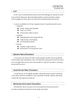 Preview for 7 page of Hiwin SCARA Robot RS405-LU User Manual