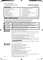 Preview for 2 page of Hiyasu 3NHY8690 Operating Manual