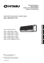 Hiyasu HME 10 TW03 I/HOME 20 TW03 I Operating Manual preview